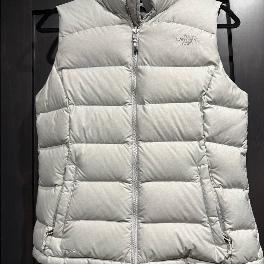 The North Face Women's Gray Down Puffer Vest